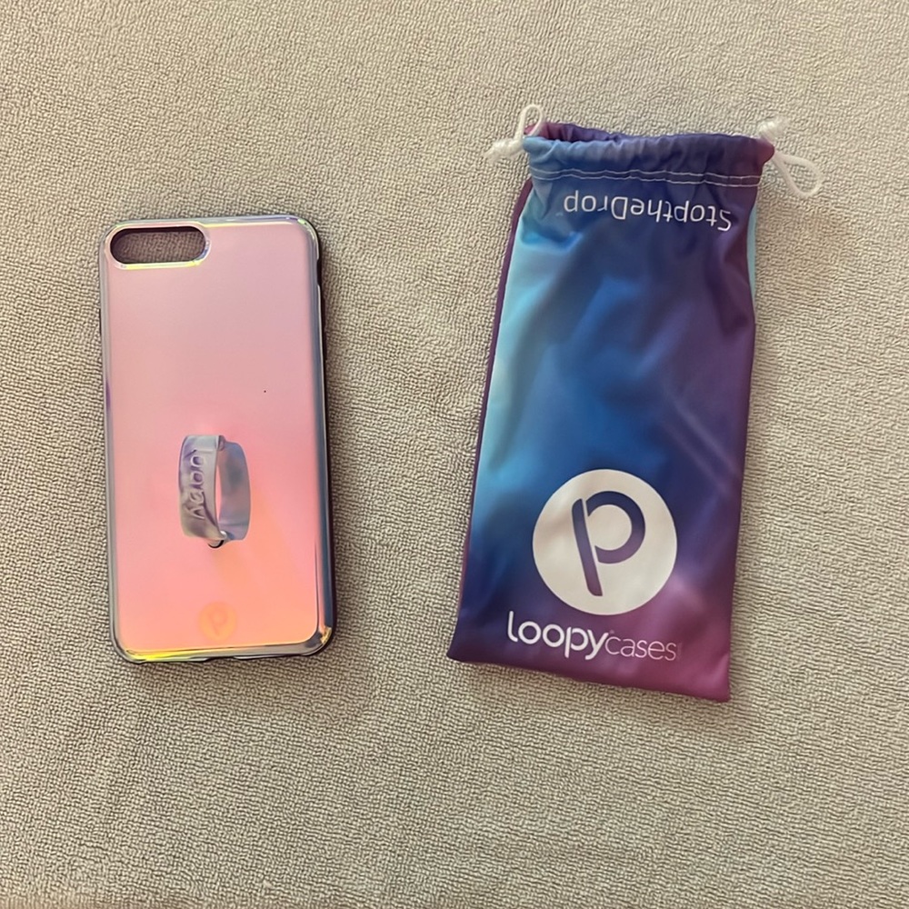 Violet quartz edition loopy case and bag for iPhone 8 plus